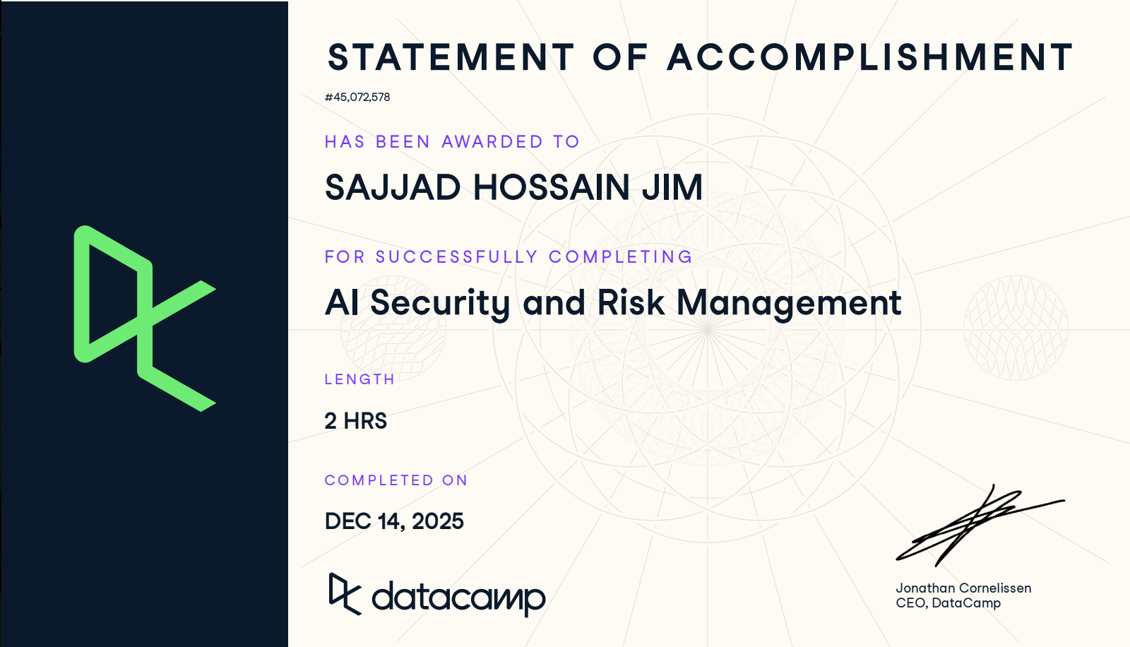 AI Security and Risk Management